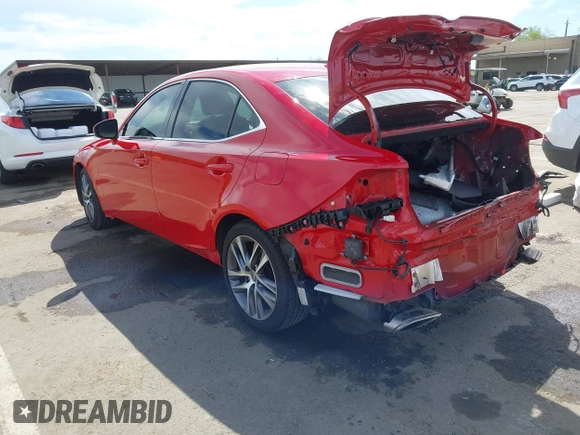 2018 Lexus IS with VIN JTHBA1D29J5074219, listed as a IAAI auction lot 42011062 with 88,566 mi miles. Bid and sale history available at carsss.com. Image 3.