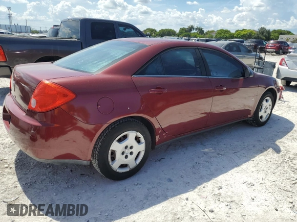 2008 Pontiac G6 1SV Value Leader with VIN 1G2ZF57B084197755, listed as a Copart auction lot 65535095 with 147,679 mi miles and Clean title. Bid and sale history available at DreamBid. Image 3.