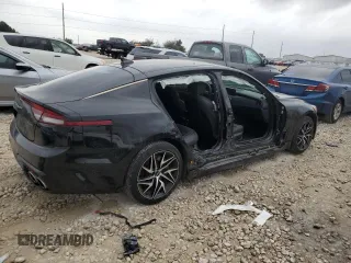 2022 Kia Stinger GT-Line with VIN KNAE35LD4N6106199, listed as a Copart auction lot 79139164 with 53,358 mi miles and Salvage Title. Bid and sale history available at DreamBid. Image 3.