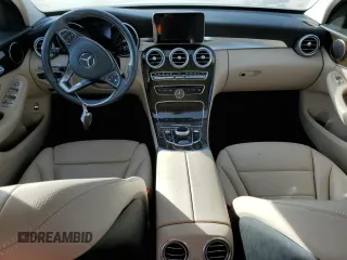 2017 Mercedes-Benz C 300 with VIN 55SWF4KB9HU228024, listed as a Copart auction lot 47616745 with 93,930 mi miles and Salvage Title. Bid and sale history available at carsss.com. Image 8.