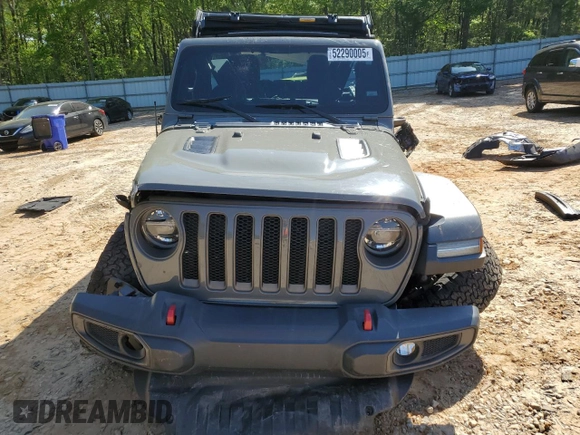 2019 Jeep Wrangler Unlimited Rubicon с VIN 1C4HJXFN9KW507281, выставлен на аукционе Copart как лот 52290005 с пробегом Не указан миль и Списание • Salvage title. История ставок и продаж доступна на DreamBid. Изображение 5.
