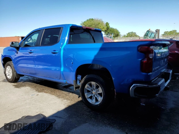 2025 Chevrolet Silverado 1500 LT with VIN 1GCPACED3SZ170912, listed as a Copart auction lot 49780105 with 5,566 mi miles and Clean Title. Bid and sale history available at DreamBid. Image 2.