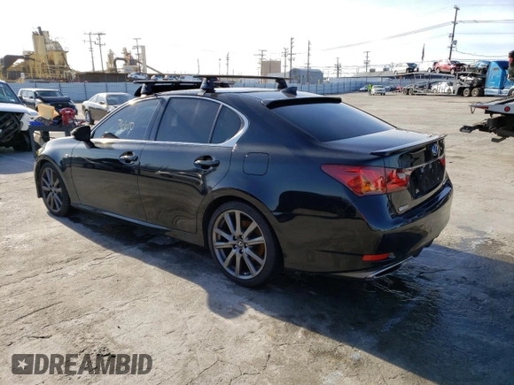2015 Lexus GS 350 with VIN JTHBE1BL4FA017179, listed as a Copart auction lot 37812373 with 76,610 mi miles. Bid and sale history available at carsss.com. Image 2.