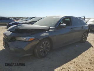 2024 Honda Civic Sedan EX with VIN 2HGFE1F74RH335598, listed as a Copart auction lot 48547325 with 0 mi miles and Salvage Title. Bid and sale history available at carsss.com. Image 1.
