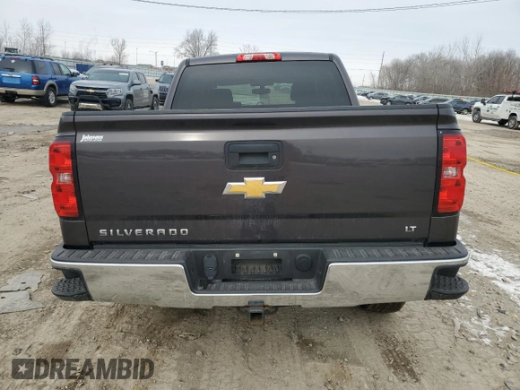 2015 Chevrolet Silverado 1500 LT with VIN 3GCUKREC9FG255270, listed as a Copart auction lot 45461935 with 152,540 mi miles and Salvage Title. Bid and sale history available at carsss.com. Image 6.