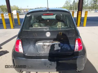 2015 FIAT 500 Turbo with VIN 3C3CFFHH2FT509287, listed as a IAAI auction lot 42030972 with 112,029 mi miles. Bid and sale history available at carsss.com. Image 16.