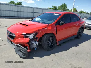 2023 Subaru WRX Limited z VIN JF1VBAL65P9819006, wystawiony jako Copart lot #57825105 z przebiegiem 16 728 mil mil oraz Szkoda całkowita • Salvage title. Historia ofert i sprzedaży dostępna na DreamBid. Obrazek 1.