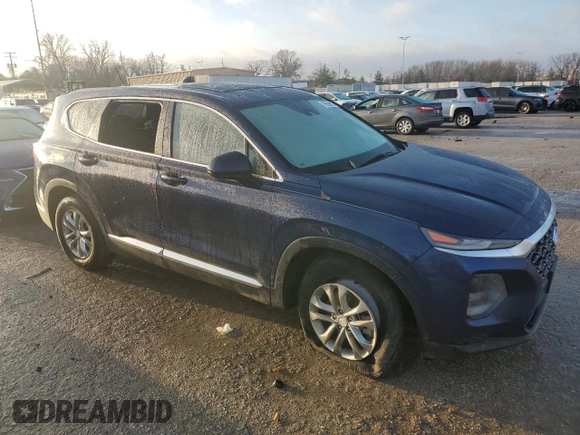 2020 Hyundai Santa Fe SE with VIN 5NMS2CAD9LH233126, listed as a Copart auction lot 70553812 with 13,788 mi miles. Bid and sale history available at carsss.com. Image 4.