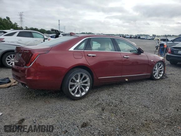 2017 Cadillac CT6 Platinum AWD with VIN 1G6KN5R60HU173474, listed as a Copart auction lot 51207715 with 43,627 mi miles and Salvage title. Bid and sale history available at DreamBid. Image 3.