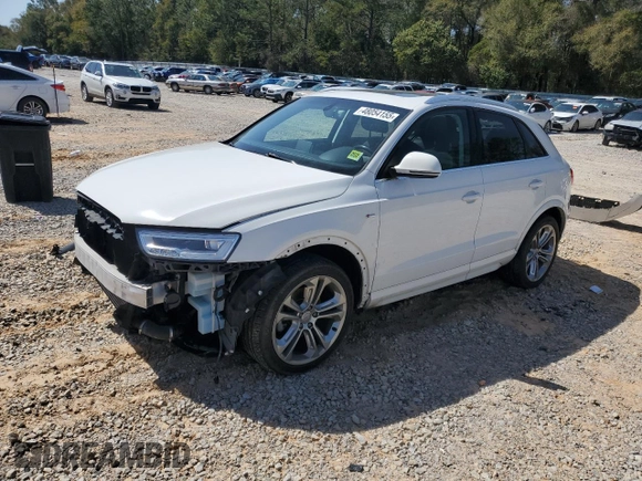 2016 Audi Q3 Prestige with VIN WA1GFCFS5GR005234, listed as a Copart auction lot 48054155 with 79,437 mi miles and Salvage Title. Bid and sale history available at carsss.com. Image 1.