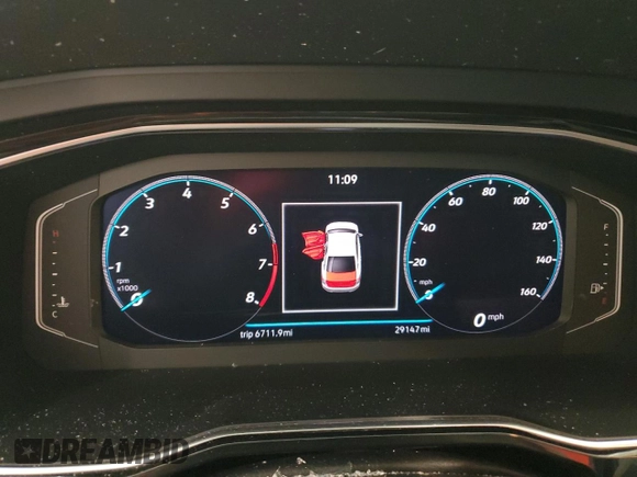 2022 Volkswagen Jetta GLI Autobahn with VIN 3VW2T7BU5NM015510, listed as a Copart auction lot 74180584 with 29,147 mi miles and Non repairable. Bid and sale history available at DreamBid. Image 9.