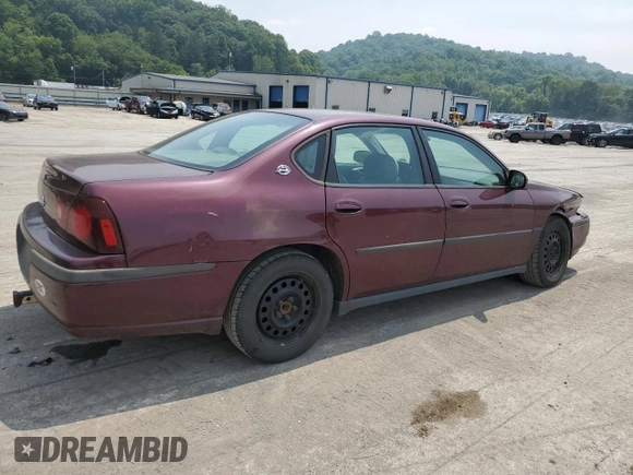 2004 Chevrolet Impala with VIN 2G1WF52E749123135, listed as a Copart auction lot 65401265 with 202,136 mi miles and Salvage title. Bid and sale history available at DreamBid. Image 3.