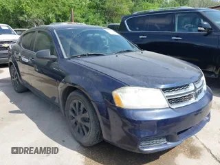 2014 Dodge Avenger SE z VIN 1C3CDZAB7EN219784, wystawiony jako IAAI lot #42062190 z przebiegiem 110 492 mil mil oraz . Historia ofert i sprzedaży dostępna na DreamBid. Obrazek 1.