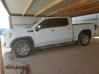 2021 GMC Sierra 1500 SLT with VIN 3GTU9DED5MG419361, listed as a Copart auction lot 62021635 with 67,189 mi miles and Clean title. Bid and sale history available at DreamBid. Image 1.