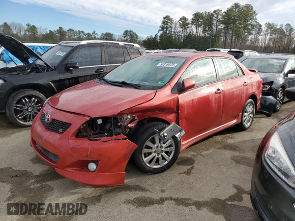 2010 Toyota Corolla with VIN 2T1BU4EE9AC260462, listed as a Copart auction lot 50319475 with 145,521 mi miles and Salvage Title. Bid and sale history available at carsss.com. Image 1.