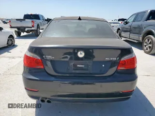 2008 BMW 5 Series 535i with VIN WBANW13568CZ82867, listed as a Copart auction lot 52788405 with Not Provided miles and Clean Title. Bid and sale history available at carsss.com. Image 6.