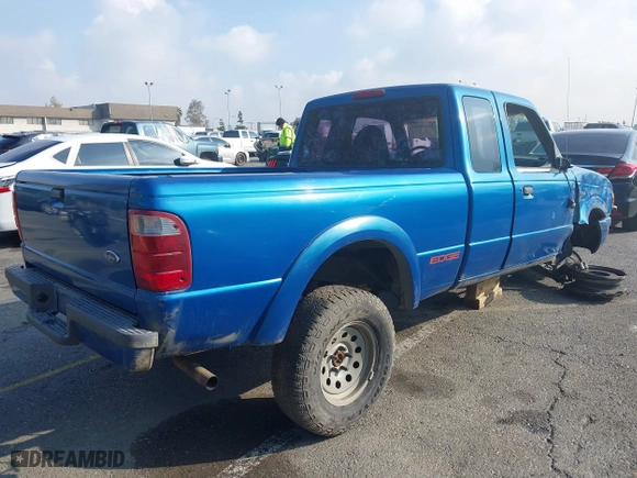2002 Ford Ranger XL Fleet with VIN 1FTYR44UX2PA36799, listed as a IAAI auction lot 41450469 with 231,984 mi miles. Bid and sale history available at carsss.com. Image 4.