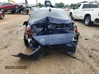 2023 Genesis G70 3.3T with VIN KMTG54TE1PU106024, listed as a Copart auction lot 70501604 with 24,470 mi miles and Salvage Title. Bid and sale history available at DreamBid. Image 6.