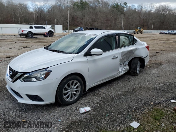 2019 Nissan Sentra SV with VIN 3N1AB7AP2KY335582, listed as a Copart auction lot 43028745 with 67,354 mi miles and Salvage Title. Bid and sale history available at carsss.com. Image 1.