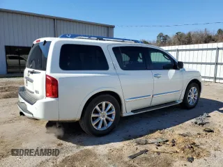 2010 Infiniti QX56 with VIN 5N3ZA0NF3AN905874, listed as a Copart auction lot 58995905 with 284,995 mi miles and Salvage title. Bid and sale history available at DreamBid. Image 3.