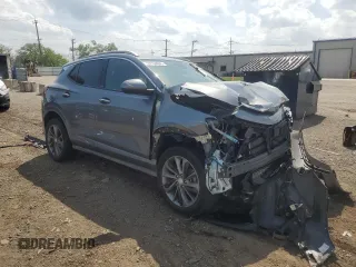 2022 Buick Encore GX Essence with VIN KL4MMGSL3NB011134, listed as a Copart auction lot 57134005 with 88,021 mi miles and Salvage title. Bid and sale history available at DreamBid. Image 4.