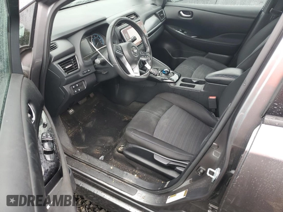 2021 Nissan LEAF SV with VIN 1N4AZ1CV0MC553409, listed as a Copart auction lot 68098454 with 23,080 mi miles and Salvage title. Bid and sale history available at DreamBid. Image 8.
