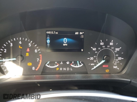 2022 Ford Escape S with VIN 1FMCU0F65NUB62134, listed as a Copart auction lot 48931625 with 44,815 mi miles and Salvage title. Bid and sale history available at DreamBid. Image 9.