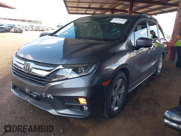 2019 Honda Odyssey EX z VIN 5FNRL6H55KB029225, wystawiony jako IAAI lot #42414004 z przebiegiem 71 265 mil mil oraz . Historia ofert i sprzedaży dostępna na DreamBid. Obrazek 17.