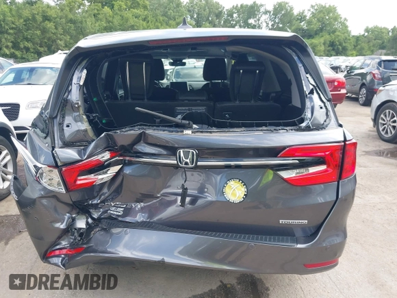 2022 Honda Odyssey Touring with VIN 5FNRL6H89NB008814, listed as a IAAI auction lot 42597738 with 49,933 mi miles and . Bid and sale history available at DreamBid. Image 16.