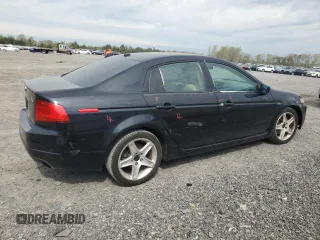 2005 Acura TL with VIN 19UUA66275A003541, listed as a Copart auction lot 52414075 with 193,956 mi miles and Salvage Title. Bid and sale history available at carsss.com. Image 3.