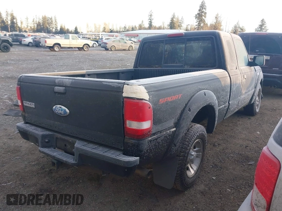 2009 Ford Ranger XLT with VIN 1FTYR44E39PA45069, listed as a IAAI auction lot 41366928 with 104,786 mi miles. Bid and sale history available at carsss.com. Image 4.
