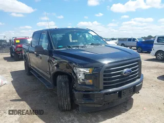 2017 Ford F-150 XL with VIN 1FTEW1EP2HFA59401, listed as a IAAI auction lot 42447975 with 57,256 mi miles and . Bid and sale history available at DreamBid. Image 1.