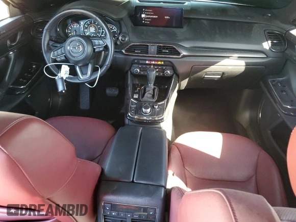2023 Mazda CX-9 Carbon Edition with VIN JM3TCBDY8P0653953, listed as a Copart auction lot 48810905 with 27,677 mi miles and Salvage title. Bid and sale history available at DreamBid. Image 8.