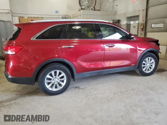 2017 Kia Sorento LX with VIN 5XYPGDA35HG331060, listed as a Copart auction lot 50092745 with 50,833 mi miles and Salvage Title. Bid and sale history available at DreamBid. Image 3.