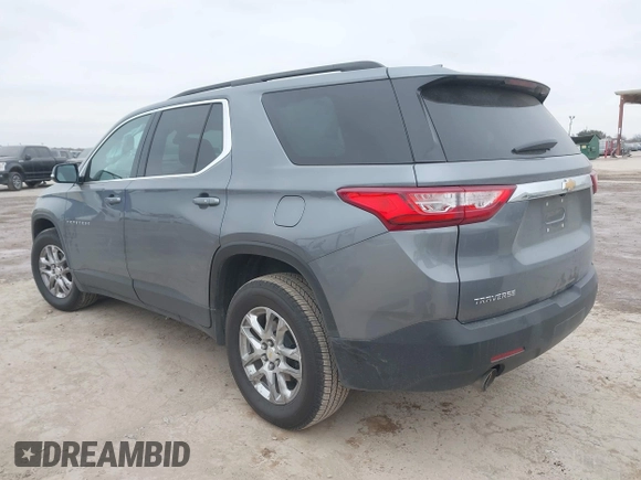 2020 Chevrolet Traverse LT Cloth with VIN 1GNERGKW3LJ161664, listed as a IAAI auction lot 41637221 with 64,180 mi miles. Bid and sale history available at carsss.com. Image 3.