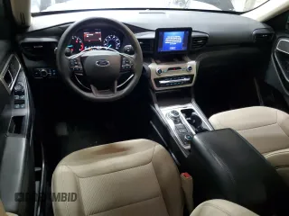 2021 Ford Explorer with VIN 1FMSK8BB6MGA08077, listed as a Copart auction lot 82614854 with 43,278 mi miles and Salvage Title. Bid and sale history available at carsss.com. Image 8.