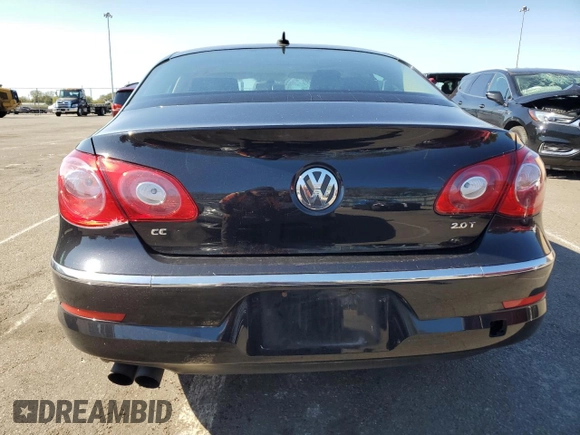 2012 Volkswagen CC Sport with VIN WVWMN7AN5CE502905, listed as a Copart auction lot 74659494 with 95,945 mi miles and Salvage Title. Bid and sale history available at carsss.com. Image 6.
