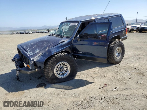 2000 Jeep Cherokee with VIN 1J4FF48S3YL126931, listed as a Copart auction lot 57593305 with Not provided miles and Non repairable. Bid and sale history available at DreamBid. Image 1.