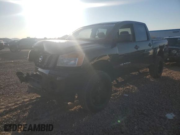 2015 Nissan Titan S with VIN 1N6AA0EJ3FN506112, listed as a Copart auction lot 43260445 with 146,523 mi miles and Salvage Title. Bid and sale history available at carsss.com. Image 1.