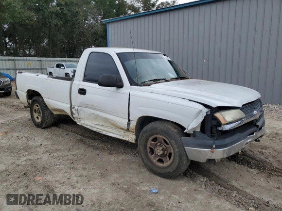 2004 Chevrolet Silverado 1500 Work Truck with VIN 1GCEC14X74Z184106, listed as a Copart auction lot 88104755 with 0 mi miles and Salvage Title. Bid and sale history available at carsss.com. Image 4.
