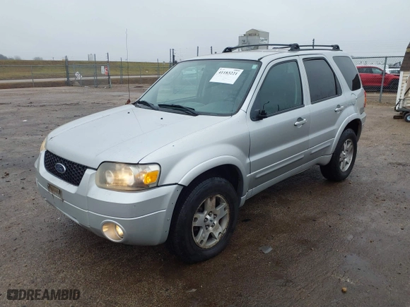 2005 Ford Escape Limited with VIN 1FMYU04115KD53431, listed as a IAAI auction lot 41183221 with 1 mi miles. Bid and sale history available at carsss.com. Image 2.