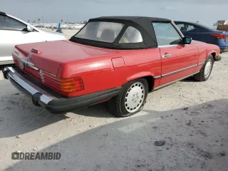 1988 Mercedes-Benz 560 SL with VIN WDBBA48D5JA080412, listed as a Copart auction lot 75046744 with 100,968 mi miles and Salvage Title. Bid and sale history available at DreamBid. Image 3.