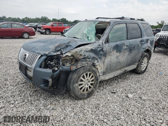 2010 Mercury Mariner Premier with VIN 4M2CN8HG3AKJ16128, listed as a Copart auction lot 58649895 with 157,798 mi miles and Salvage title. Bid and sale history available at DreamBid. Image 1.