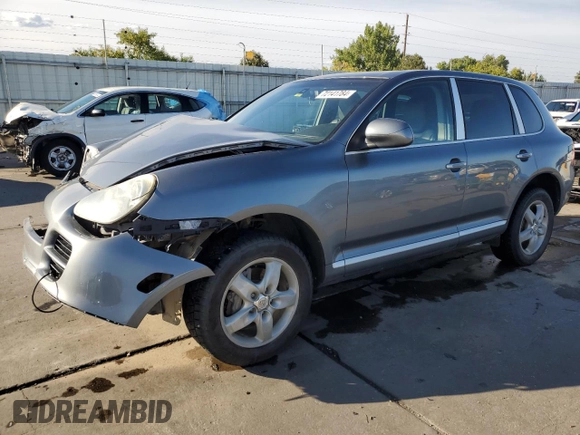 2005 Porsche Cayenne with VIN WP1AA29P45LA24917, listed as a Copart auction lot 72141784 with 155,916 mi miles and Salvage Title. Bid and sale history available at carsss.com. Image 1.