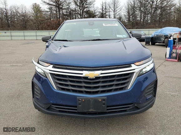 2022 Chevrolet Equinox LS with VIN 2GNAXSEV4N6106117, listed as a Copart auction lot 86970264 with 41,584 mi miles and Salvage Title. Bid and sale history available at carsss.com. Image 5.