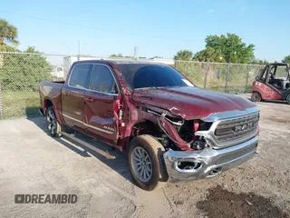 2023 Ram 1500 Limited with VIN 1C6SRFHT7PN541034, listed as a IAAI auction lot 41901301 with 44,190 mi miles and . Bid and sale history available at DreamBid. Image 6.