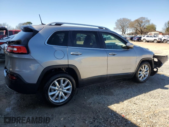 2016 Jeep Cherokee Limited with VIN 1C4PJLDB5GW234120, listed as a Copart auction lot 49465345 with 85,635 mi miles and Salvage Title. Bid and sale history available at carsss.com. Image 3.