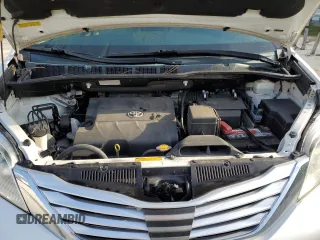 2013 Toyota Sienna XLE AAS with VIN 5TDYK3DC6DS402661, listed as a Copart auction lot 54224185 with 108,061 mi miles and Salvage Title. Bid and sale history available at carsss.com. Image 12.