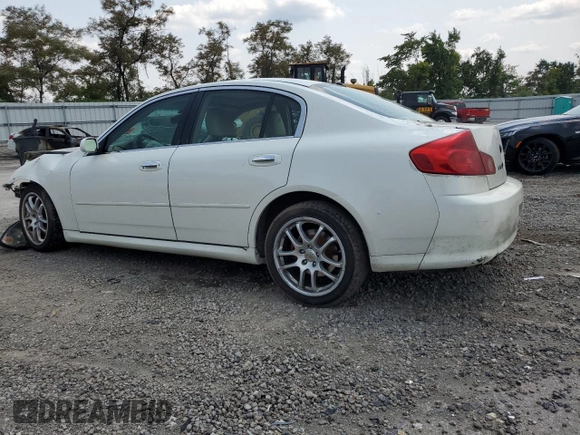 2006 Infiniti G35 with VIN JNKCV51E16M515613, listed as a Copart auction lot 65383564 with Not Provided miles and Salvage Title. Bid and sale history available at DreamBid. Image 2.
