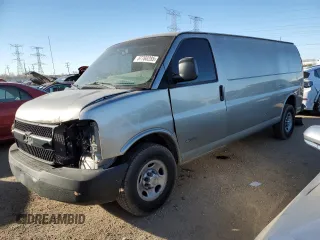 2003 Chevrolet Express Cargo with VIN 1GCHG39U031121695, listed as a Copart auction lot 87760285 with 16,846 mi miles and Salvage title. Bid and sale history available at DreamBid. Image 1.